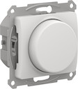 GLOSSA СВЕТОРЕГУЛЯТОР (диммер) повор-нажим, LED, RC, 315Вт, мех., БЕЛЫЙ