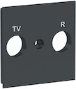 UNICA NEW ЛИЦЕВАЯ ПАНЕЛЬ TV/FM розетки, антрацит