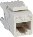 Модуль RJ45 Keystone Кат.6 UTP Белый