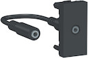 UNICA MODULAR розетка Minijack, 1 модуль, антрацит