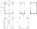 ПЛАСТИКОВАЯ КОРОБКА 192x164x87 ABS
