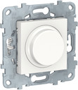 UNICA NEW LED СВЕТОРЕГУЛЯТОР Wiser повор-наж, универсальный 7-200Вт, белый