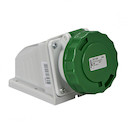 НАСТЕННАЯ РОЗЕТКА 32A 2P 24/48V 100-200 ГЦ IP67