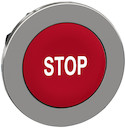 ГОЛОВКА ДЛЯ КНОПКИ 22ММ С ВОЗВРАТОМ, КРАСН, ЗАПОДЛИЦО, МЕТАЛЛ, МАРКИРОВКА "STOP"