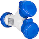 ДВ РАЗВЕТВ 2 16A IP67220V 2PT 50 E