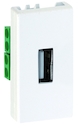 Розетка USB Simon 27 (1 модуль, USB, тип А, под рамку, с/у, белая)