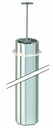 Connect Алюминий Колонна 4-сторонняя, К45, с телескопическим упором, 125х125 мм, 3м