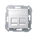 Адаптер на 2 RJ45(12) 75542-39, шторка,