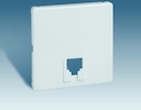 Крышка розетки телефонной Simon 82 (RJ12/RJ11, графит)