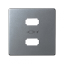 Simon 82 Detail Накладка для  7501096-039 2хUSB, алюминий