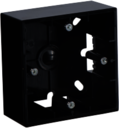 Коробка монтажная 1 пост Simon 15 (накладная, черный глянец)