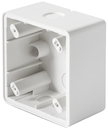 Монтажная коробка на поверхность IP20/IP44 white