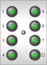 Модуль 8-кнопочный 126