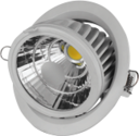 Светодиодный светильник "ВАРТОН" Downlight поворотный круглый 15° 190*146,6 мм 35W 4000K 1/6
