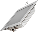 Светодиодный светильник "ВАРТОН" Downlight квадратный 225*225*54 мм 30W 4000K аварийный