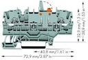2-Leiter-Trennklemme mit mechanische