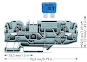 2L-SI-klemme (grau) f. KFZ-Sicherung