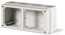 Корпус на 2 поста с основанием 136х125 мм. Тип M150 DKC
