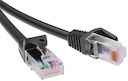 Патч-корд неэкранированный CAT5E U/UTP 4х2, LSZH, черный, 0.5м