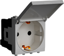 ДКС 4400012 Розетка 2P+E, с з/ш, "Avanti" IP41, белая DKC