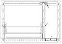 Комплект для создания кабельного отсека, для шкафов DAE/CQE 1800 x 800