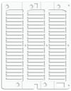Маркировка для провода, жесткая, для трубочек. 4х23мм. Белая