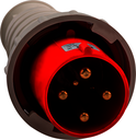Вилка кабельная 034-63А-6h-380AC-3P+PE-IP67