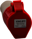 Розетка кабельная 214-16А-6h-380AC-3P+PE-IP44