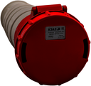Розетка кабельная 234-63А-6h-380AC-3P+PE-IP67