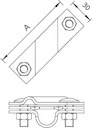Соединитель стержня заземления и проволоки 2760 20 V4A OBO 5001633