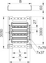 Лоток листовой перфорированный 100х60 L3050 сталь 1.5мм SKSM 610 FS OBO 6059456