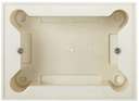 Цоколь для открытой установки на 1-2-3мод. без рамки Zenit бел. ABB 2CLA299300N1101
