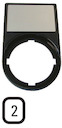 Держатель с шильдиком с обозначением 2 M22S-ST-X53 EATON 256798