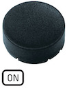 Шильдик кнопочный выступающий "ON" M22-XDH-S-GB6 черн. EATON 218248