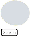 Линза в кнопки M22-XDL-W-D18 с подсветкой плоская нижняя бел. EATON 218325
