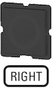 Шильдик "П" 235TQ25 черн. EATON 091009