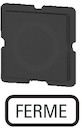 Шильдик "FERME" 353TQ25 черн. EATON 092609