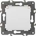 14-2103-01 Эл/ус ЭРА Розетка 2P+E Schuko со шторками с крышкой, 16A-250В, IP20, Эра Elegance, белый