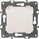 14-2103-02 Эл/ус ЭРА Розетка 2P+E Schuko со шторками с крышкой, 16A-250В, IP20, Эра Elegance, сл.кость