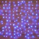 Гирлянда "Светодиодный Дождь" 2.5x2м свечение с динамикой 300LED син. 230В провод прозр. Neon-Night 235-053