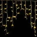 Гирлянда Айсикл (бахрома) 5.6х0.9м 240LED жел. 230В провод бел. каучук Neon-Night 255-281