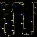Гирлянда модульная "Дюраплей LED" 20м 200LED мерцающий "Flashing" (каждый 5-й диод) тепл. бел. провод бел. каучук Neon-Night 315-186