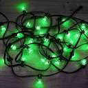 Гирлянда "LED Galaxy Bulb String" 10м 6х30LED зел. IP65 влагостойкая провод черн. каучук Neon-Night 331-324