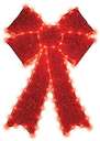 Фигура бархатная "Бантик" 75х65см 182LED красн. с постоянным свечением Neon-Night 514-031