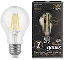 Лампа светодиодная Filament Graphene A60 15Вт 2700К E27 Gauss 102802115