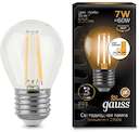 Лампа светодиодная Filament Globe 7Вт 2700К E27 step dimmable Gauss 105802107-S