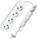 Удлинитель 4х2м без заземл. 10А IP20 Е-204 АБС-пл. ПВС 2х0.75 UNIVersal 9634266