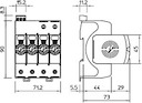 Устройство защиты от импульсных перенапр. УЗИП 150В CombiController V50-3+NPE+FS-150 3 пол. OBO 5093462