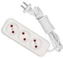 Удлинитель 3х2м без заземл. 10А IP20 Lezard 720-0302-303
