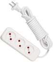 Удлинитель 3х3м без заземл. 10А IP20 Lezard 720-0303-303